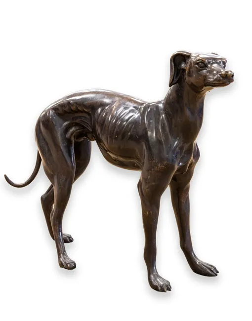 Bronze Dog Sculptures