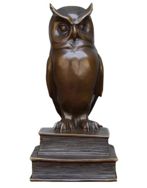 Bronze Owl Sculptures