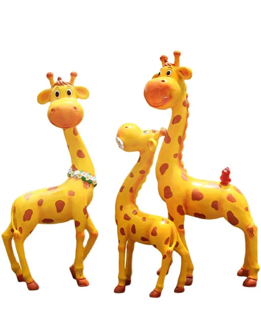 Fiberglass Giraffe Sculptures