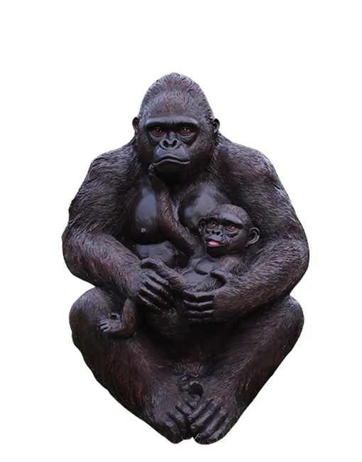 Fiberglass Gorilla Sculptures