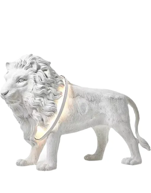 Fiberglass Lion Sculptures