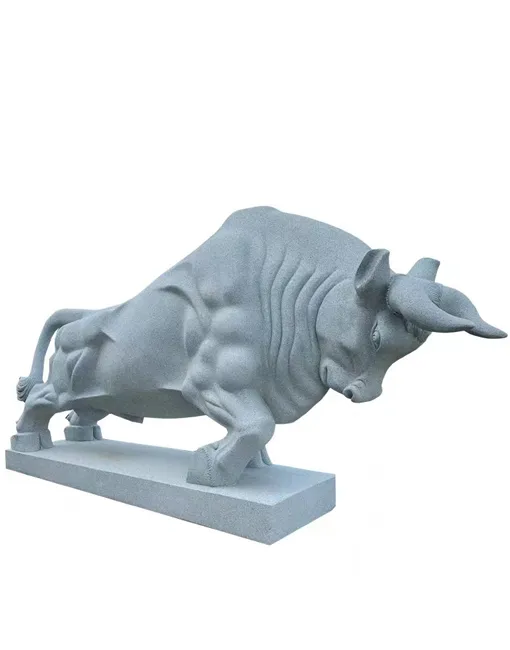 Marble Bull Sculptures