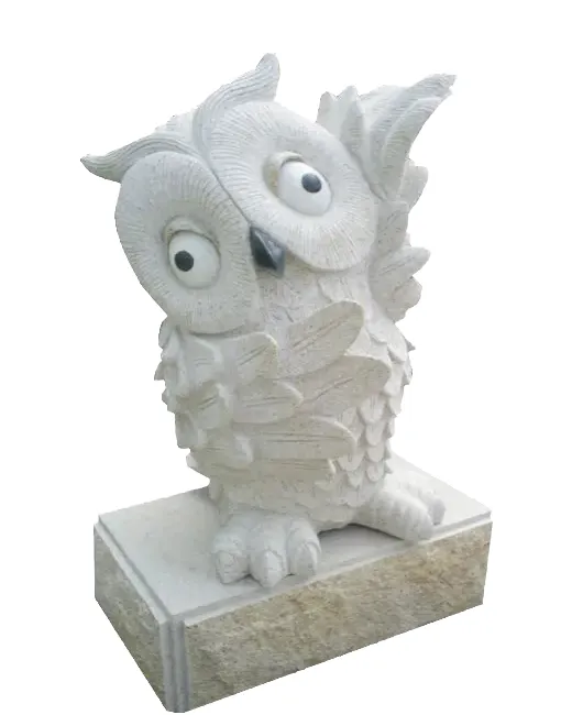 Marble Owl Sculptures
