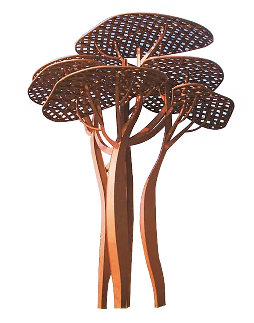 Stainless Steel Tree Sculptures