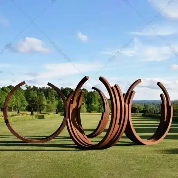 Rusted Steel Garden S culpture