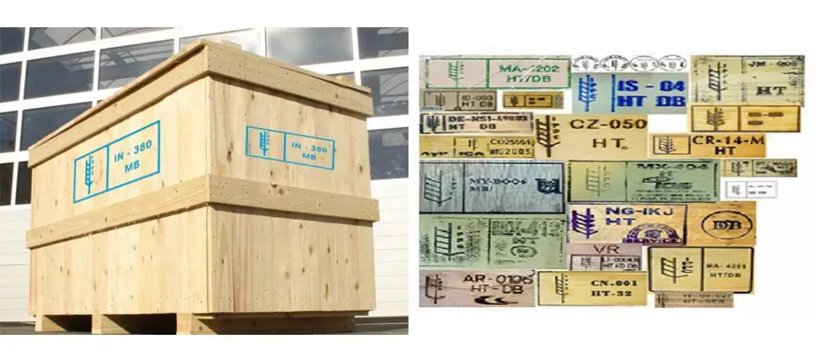 Wooden box fumigation (disinfection) certificate