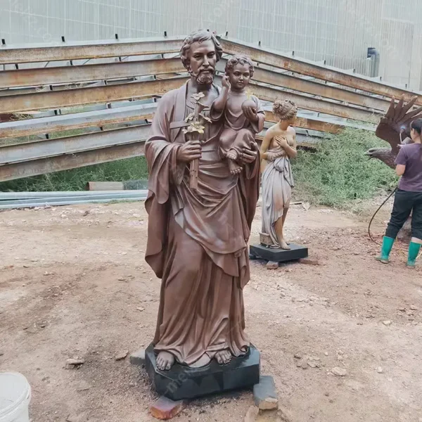 st joseph and jesus statue