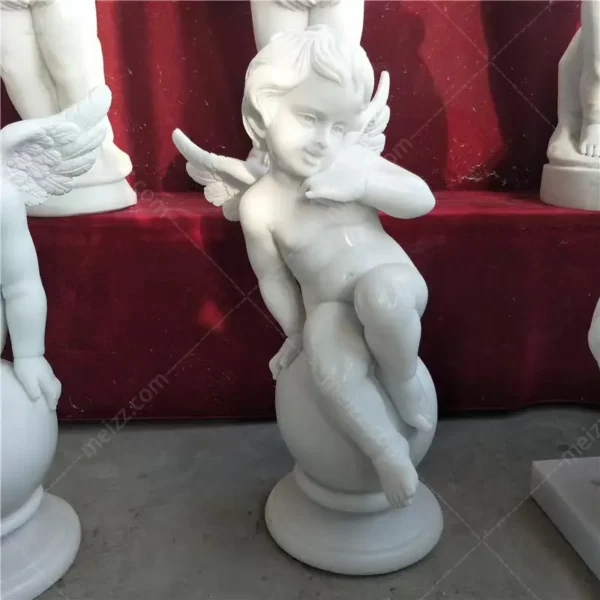 marble cherub statue