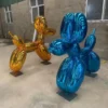 Chrome Balloon Dog Sculpture