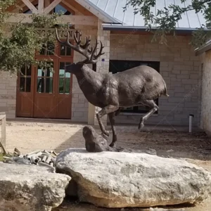 life size whitetail deer statues