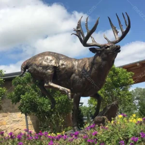 life size whitetail deer statues