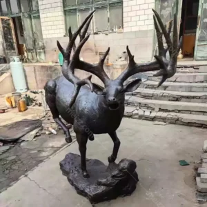 life size whitetail deer statues