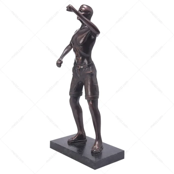 bronze man sculpture