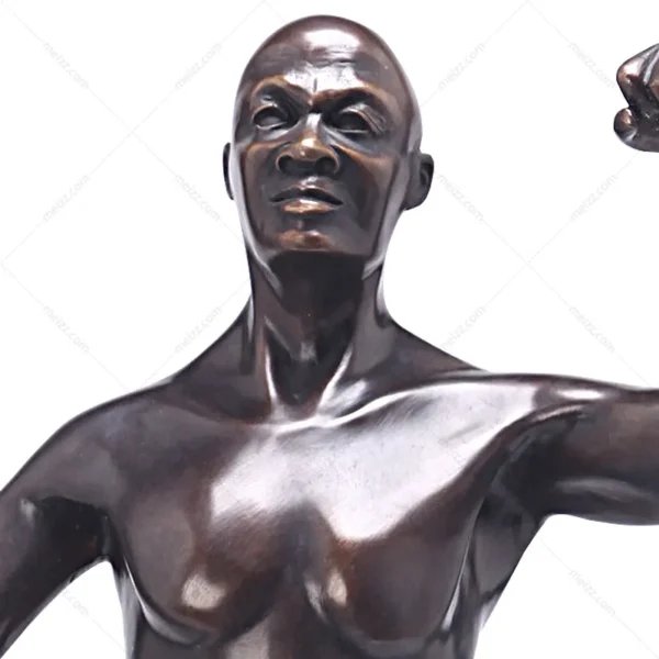 bronze man sculpture