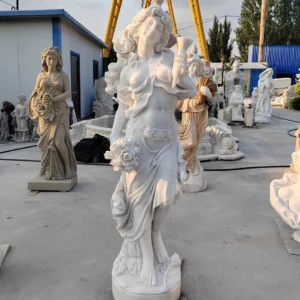 marble sculptures of women