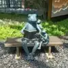 Reading Frog Garden Statue for Outdoor Decoration