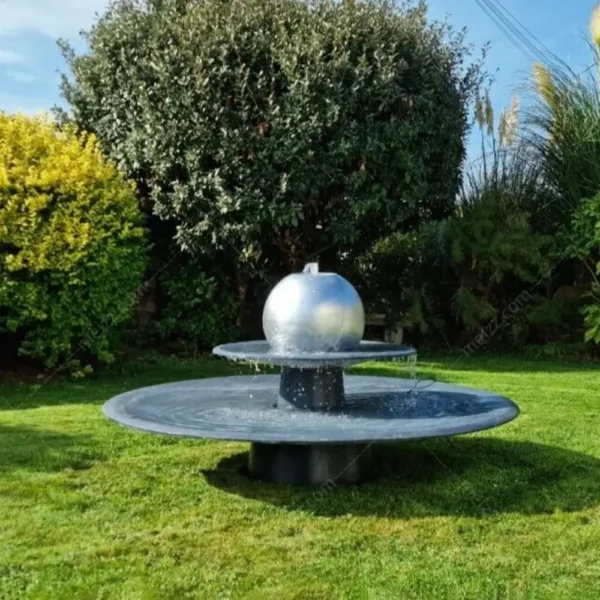 stainless steel ball water fountain