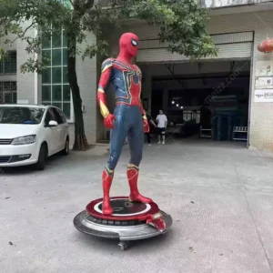 full size spiderman statue