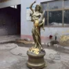 Bronze Greek Goddess of Fortune Statue