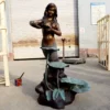 Bronze Mermaid Garden Fountain Statue