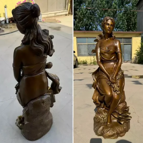 life size female sculpture