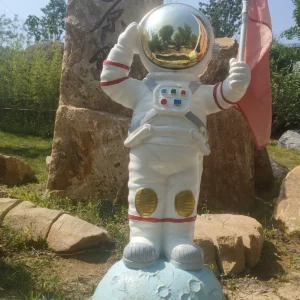 Fiberglass astronaut statue