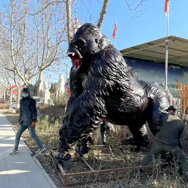 life size gorilla statue