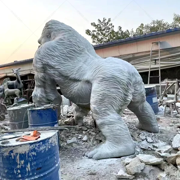 life size gorilla statue