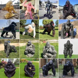 life size gorilla statue