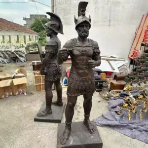 roman warrior sculpture