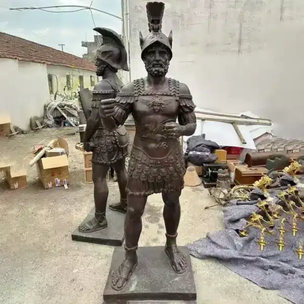 roman warrior sculpture