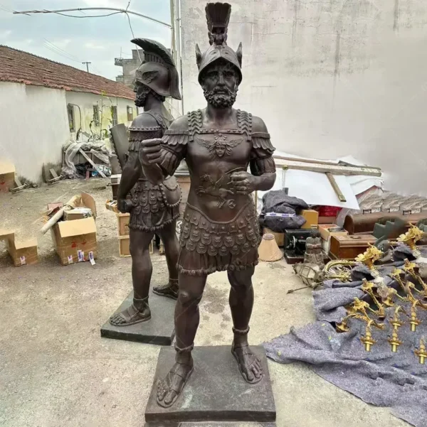 roman warrior sculpture