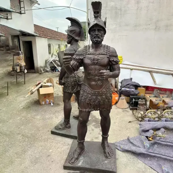 roman warrior sculpture