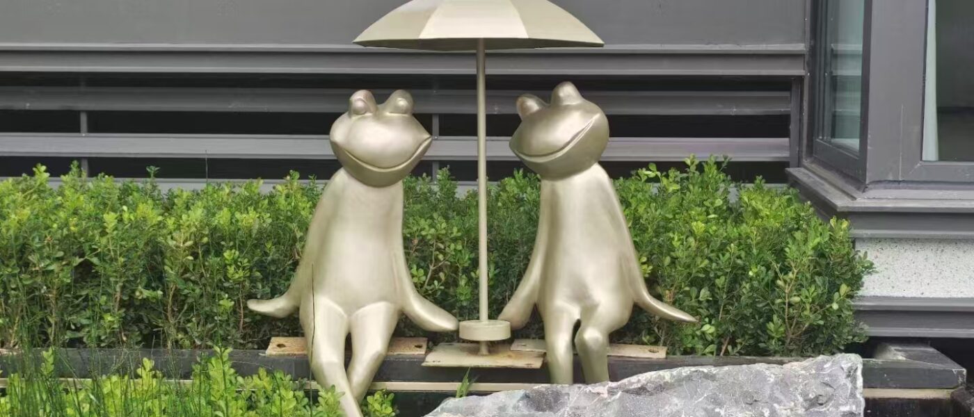 Funny Frog Garden Ornaments