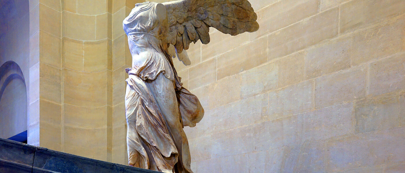 Headless Angel Statue in the Louvre