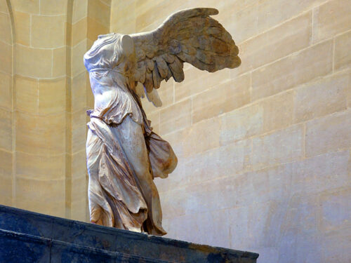 Headless Angel Statue in the Louvre