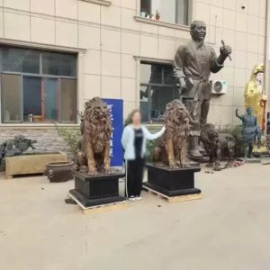 Lion Statues for Driveway