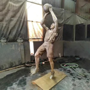 basketball player statue