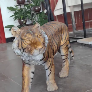 bronze tiger sculpture