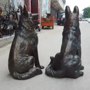 german shepherd statues for sale