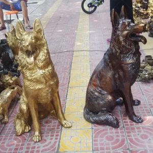 german shepherd statues for sale