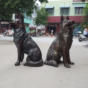 german shepherd statues for sale