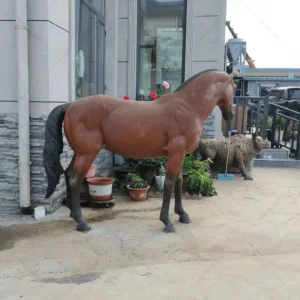 life size bronze horse statue