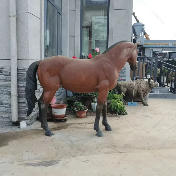 life size bronze horse statue