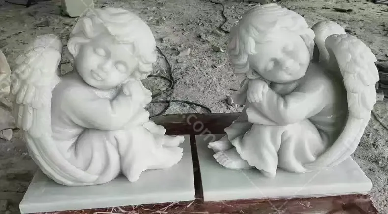 cherub angel garden statues