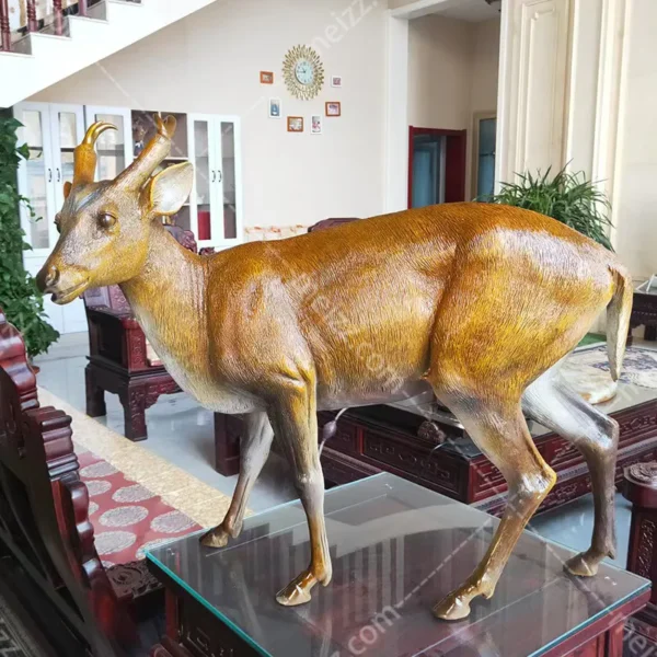 Bronze Antelope Sculpture