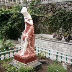 woman pouring water fountain