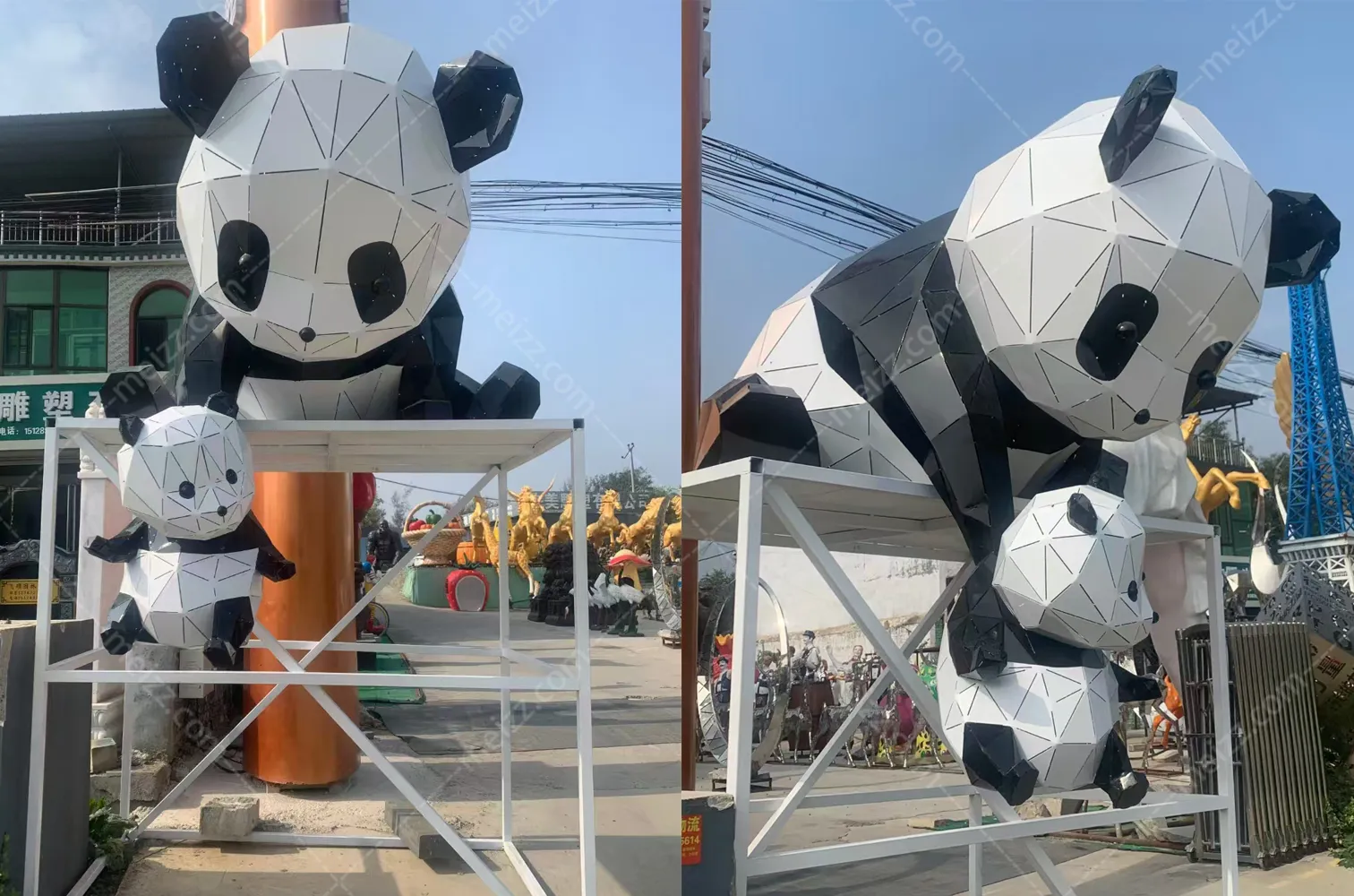 panda statue for garden