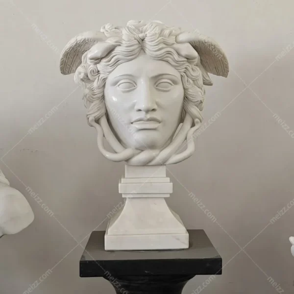 medusa bust sculpture