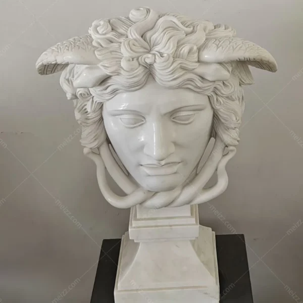 medusa bust sculpture